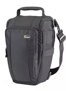 I wanted something that could handle my Canon 5D Mark III and a 70-200 f2.8. Here's the review of the Canon Top Loading Camera Bag