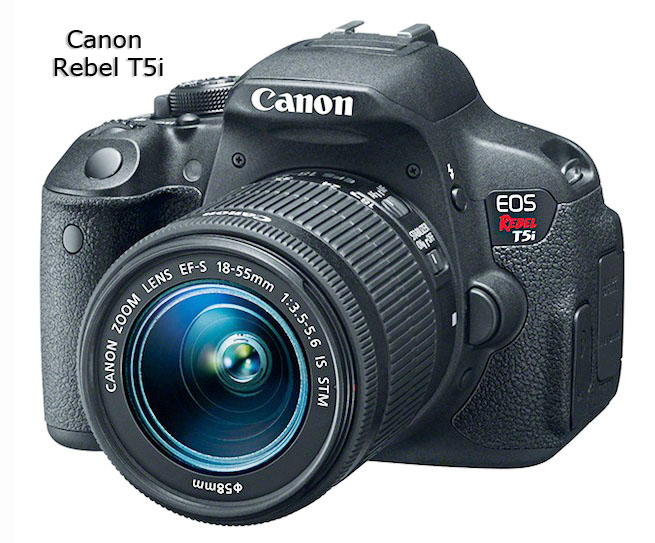 Canon T5i - The more modern upgrade from the Canon T3i