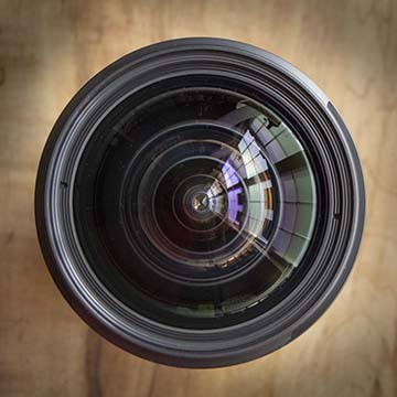 Top view of 17mm ST-E lens