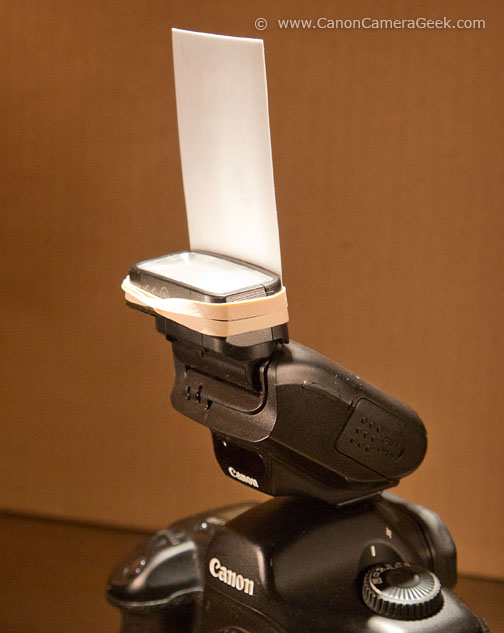 Homemade flash diffuser