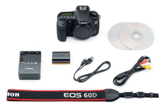 Included Accessories with Canon 60D - Minus the Kit Lens