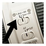 Auto-focus distance limiter
