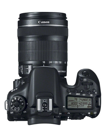 Canon 70D with 18-135mm lens attached