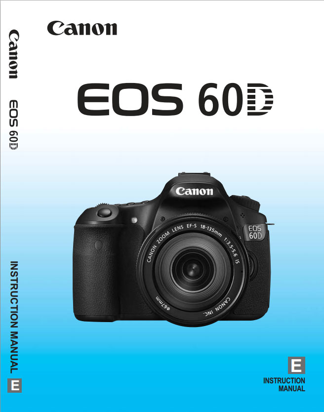 Canon 60D Manual - Photo of Instruction-Specs Manual