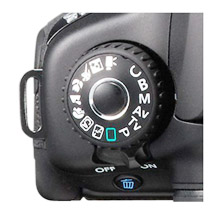 Canon EOS 60D Mode Dial