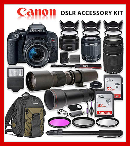 Canon DSLR Camera Accessory Kit