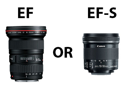 Canon EF vs. EF-S Lens Choice