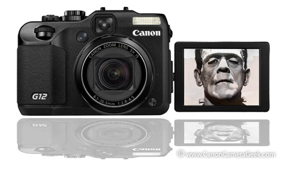Canon G12 var-angle LCD screen