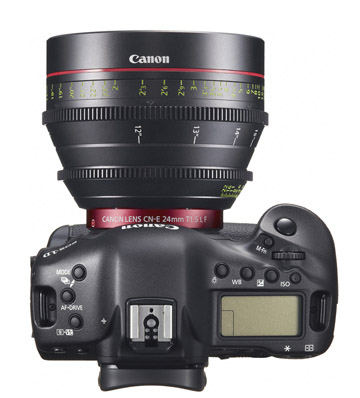 Canon EOS 1D C with 24mm Cinema Lens