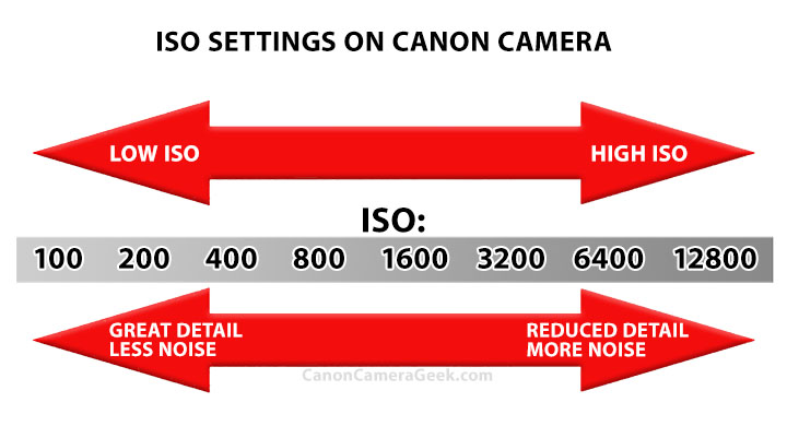 Canon ISO Scale