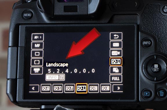 canon camera setting for moving objects