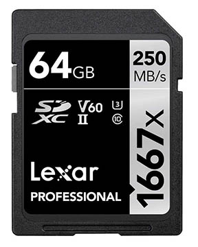 Lexar 64GB SD Memory Card