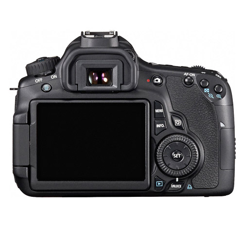 Photo of Back of Canon 60D Camera