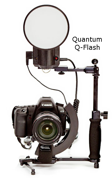 Quantum Q-Flash Mounted on Bracket Without Battery