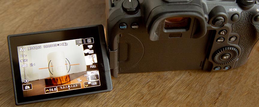 R6 M2 Touch LCD Screen