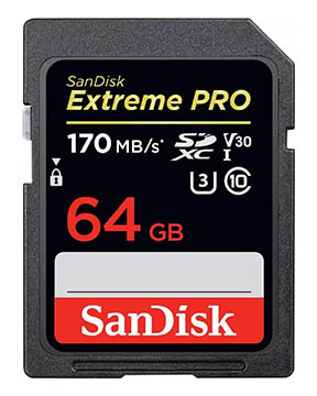 Sandisk 64GB SD Memory Card