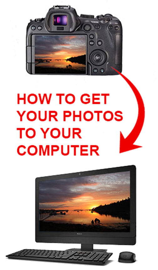 Share how to transfer photos to computer