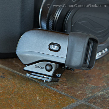 Side view of EVF-DC1 Viewfinder