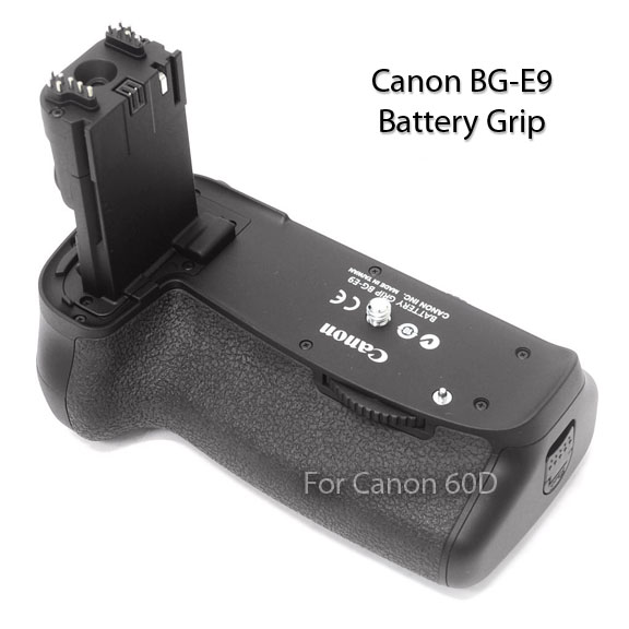 Top Diagonal View of Canon BG-E9 Battery Grip