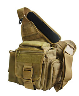 This bag for men has a unique opening for loading your gear in and out. Manly Camera Gadget Bag