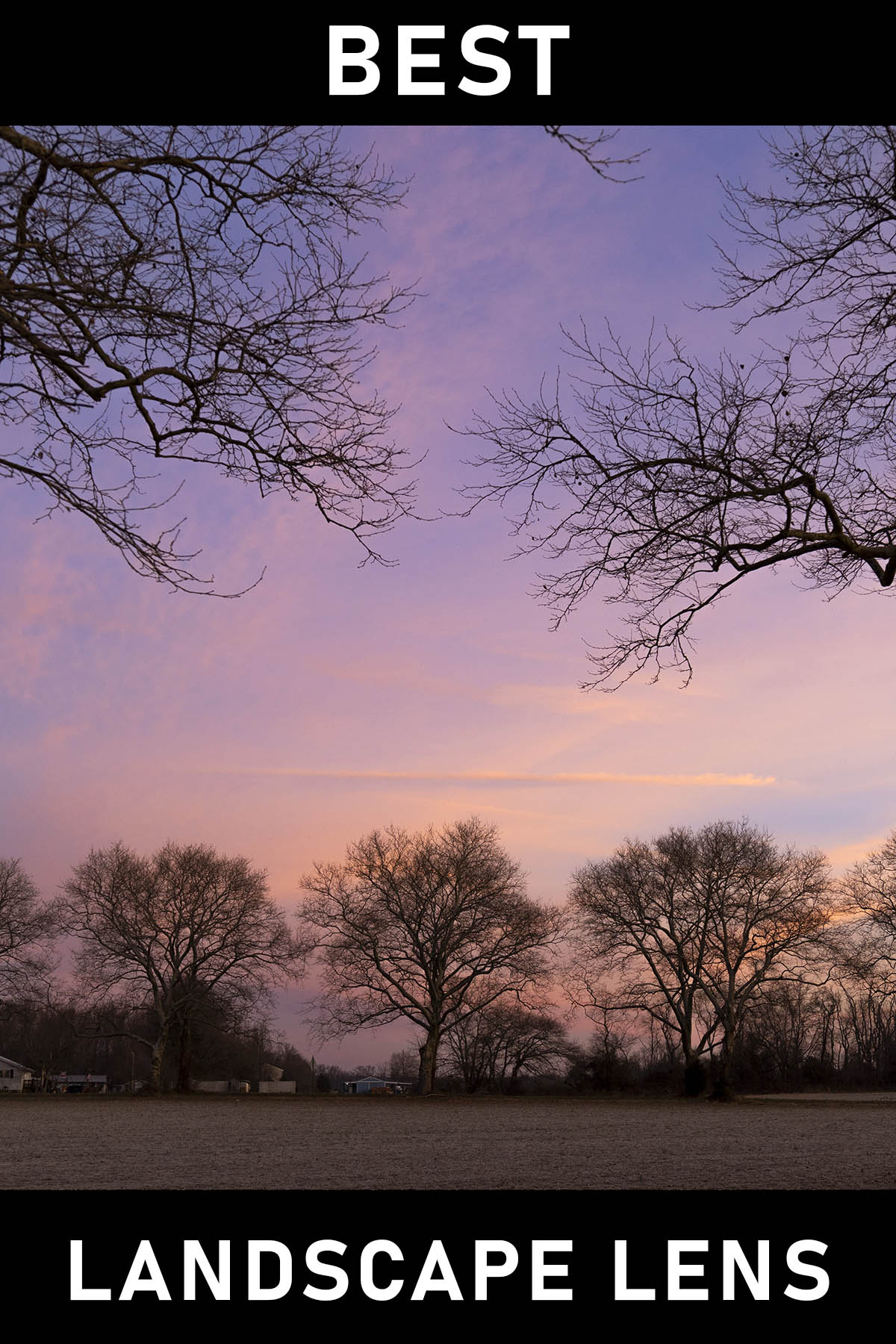 winter sky at dawn