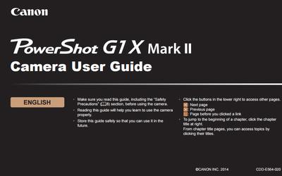 G1X Mark II User Guide