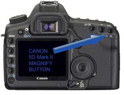 Canon 5D M2 Magnifier Button