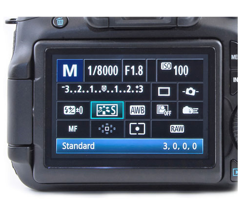 canon 60d iso range
