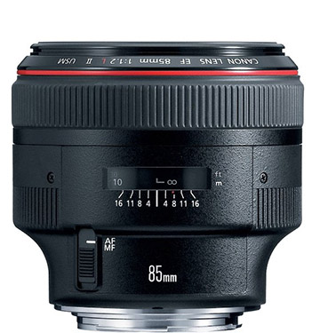 Canon 85mm f/1.2 II Lens