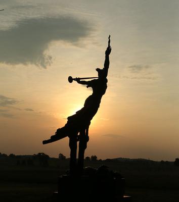 Monument at sunrise