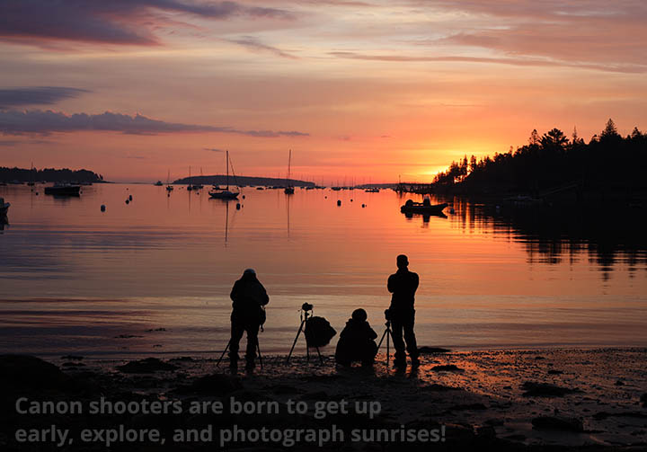 Harbor sunrise photographers
