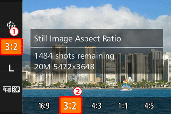 Canon G7X Aspect Ratio