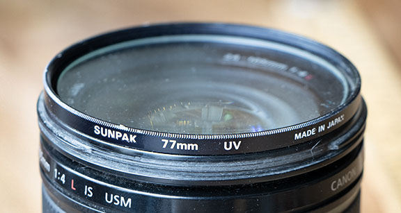 Lens filter for Canon