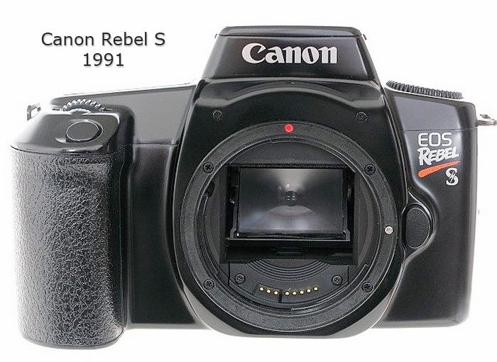 Best Canon Rebel at the time was the Rebel S in 1991