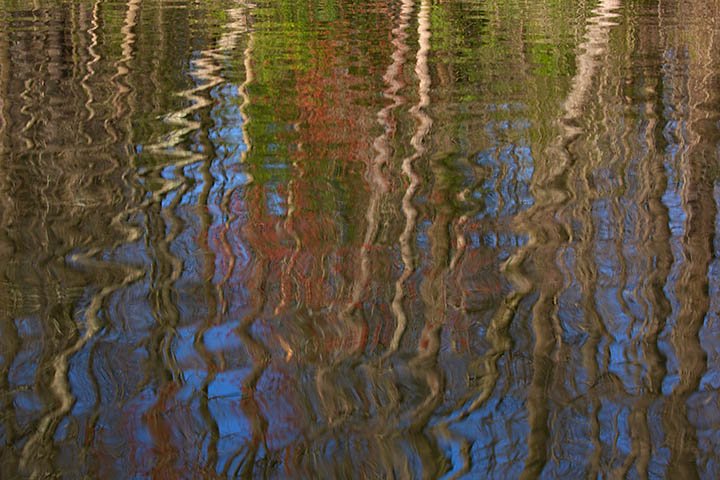 reflection landscape photo