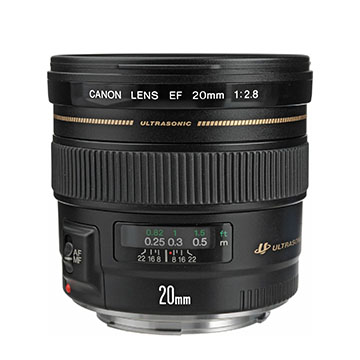 Canon EF 20mm lens