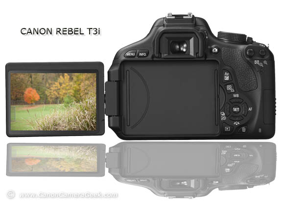 canon rebel t3 features