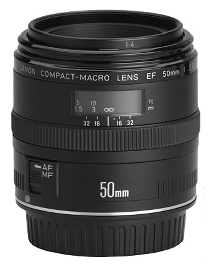 Canon 50mm f2.5 macro lens
