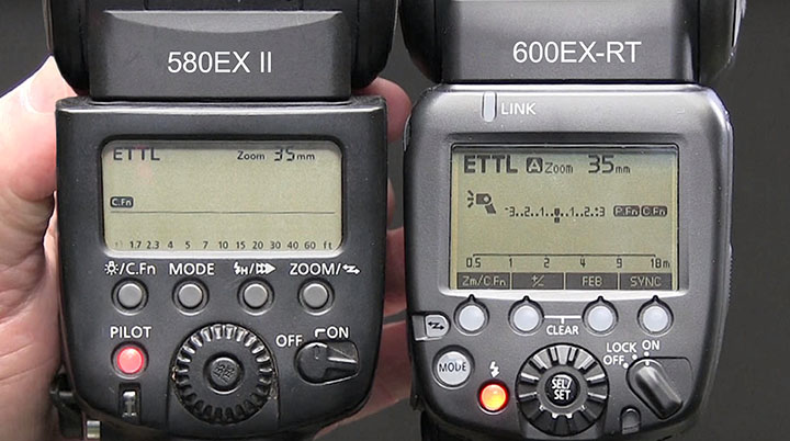 Speedlite 580EX vs 600EX-RT