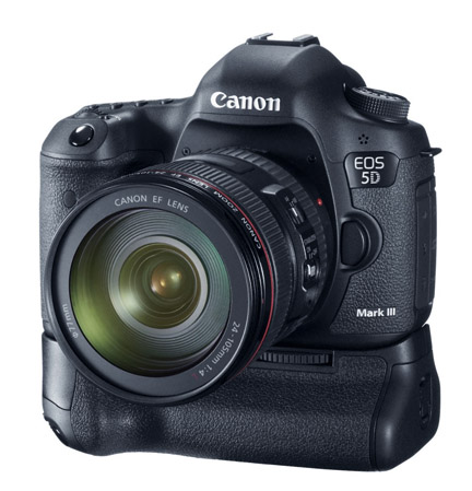 Canon 5D with battery grip