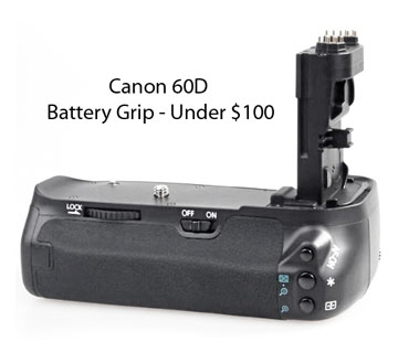 Canon 60D battery grip for under $100 Canon 60D battery grip for under $100