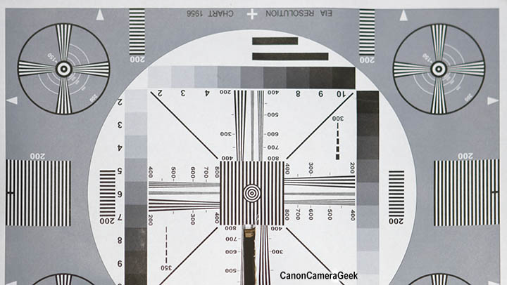 24-70 sharpness test target