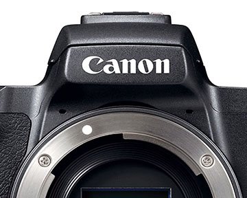 Canon EF-M lens mount mark