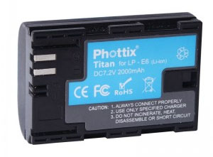 Canon 60D Replacement Battery