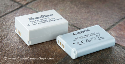 Canon G1x mark II battery vs G11 battery