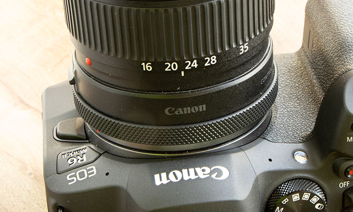 Canon R6 Mark II with 16-35mm lens