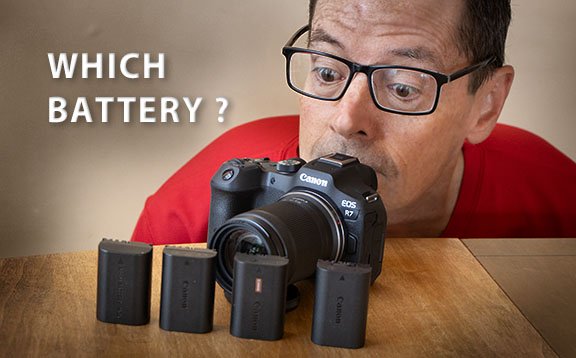 Best battery for your Canon R7. This useful guide will help you choose the right Canon R7 battery. FAQ and specs for the LP-E6, LP-E6N, and LP-E6-NH batteries