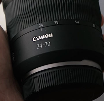 Canon 24-70mm f/2.8 lens
