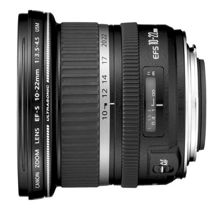 Canon EF-S 10-22mm Wide-angle lens for Canon 70D