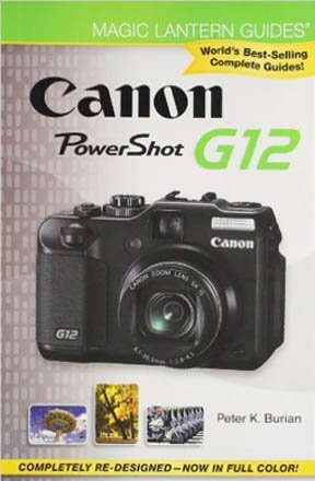 You;re looking for help with using the Powershot G12. This could very well be the Best Canon Powershot G12 Guide. Surprisingly helpful!